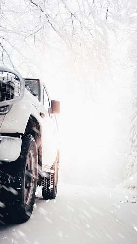 machine white vehicle spoke